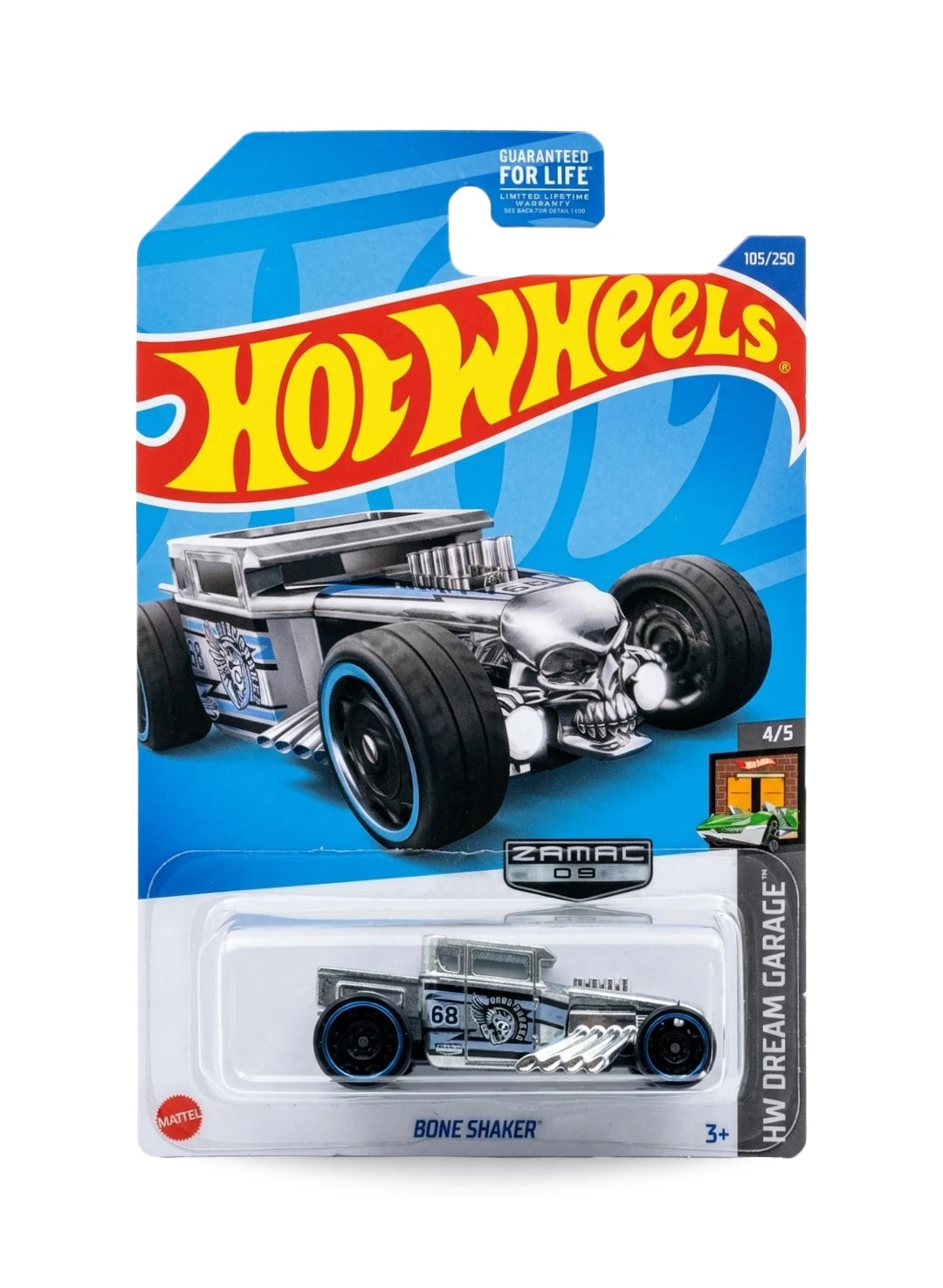 Hot Wheels Walmart Exclusive ZAMAC Editions 2022 Bone Shaker 1:64 – ZAMAC