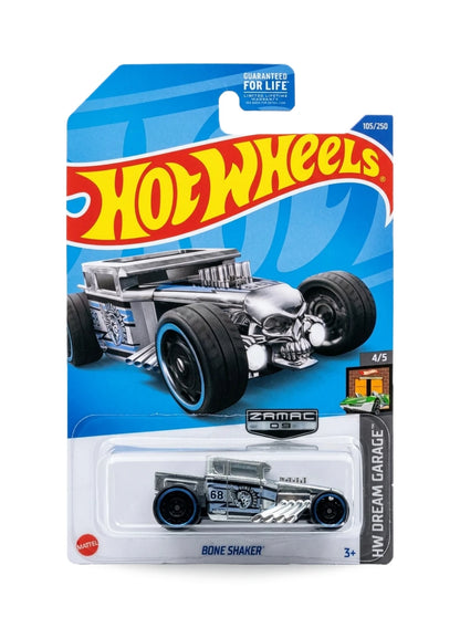 Hot Wheels Walmart Exclusive ZAMAC Editions 2022 Bone Shaker 1:64 – ZAMAC