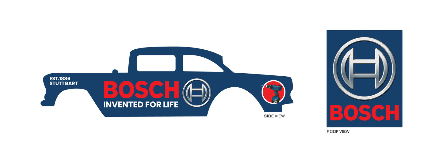 Bosch Toy car Decals