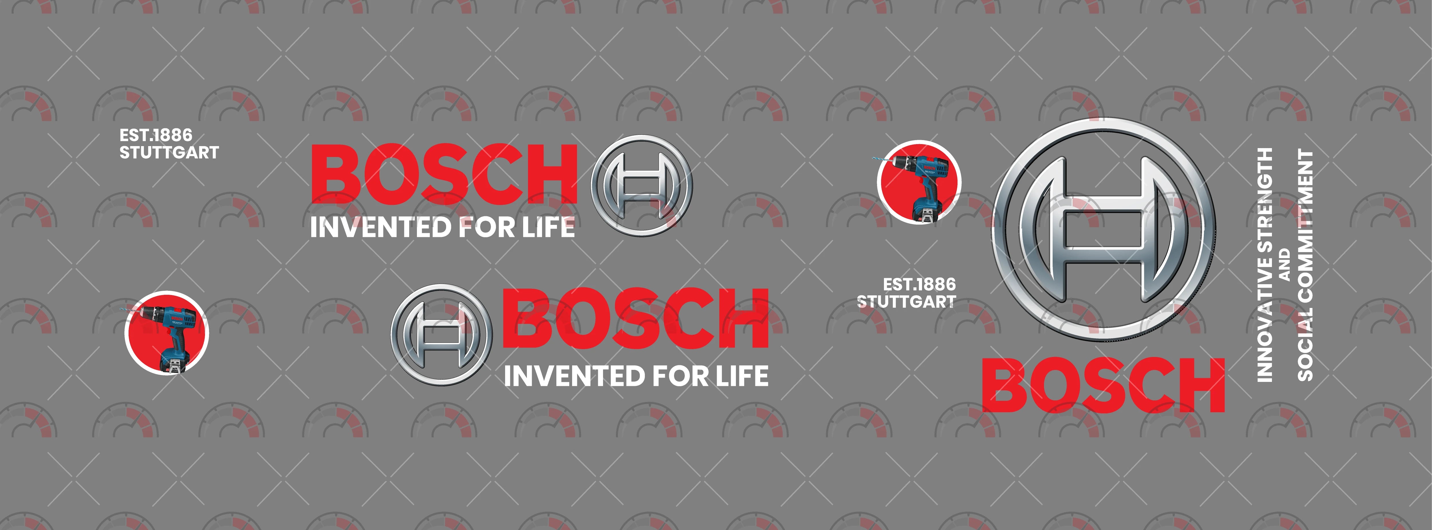 Bosch Toy car Decals