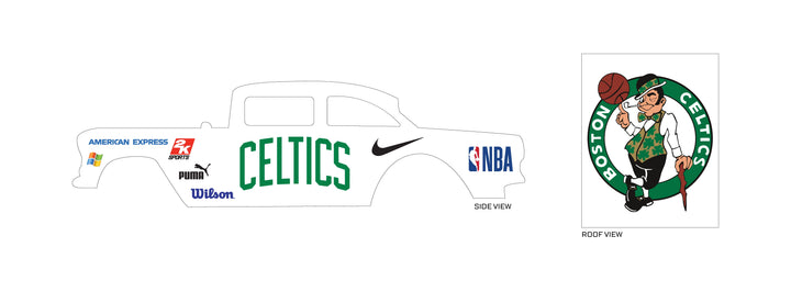 Boston Celtics Play Vehicle Decals
