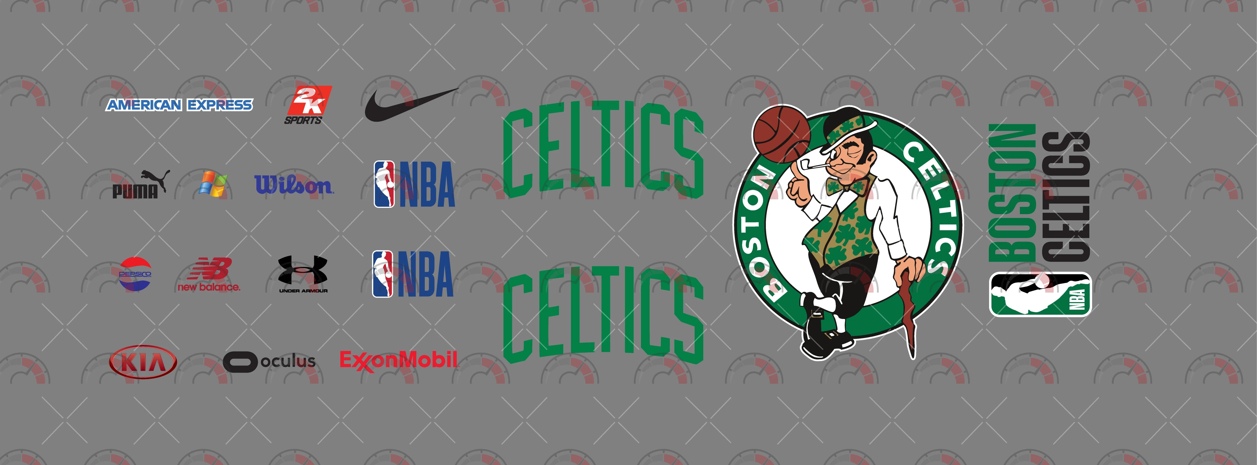 Boston Celtics Play Vehicle Decals