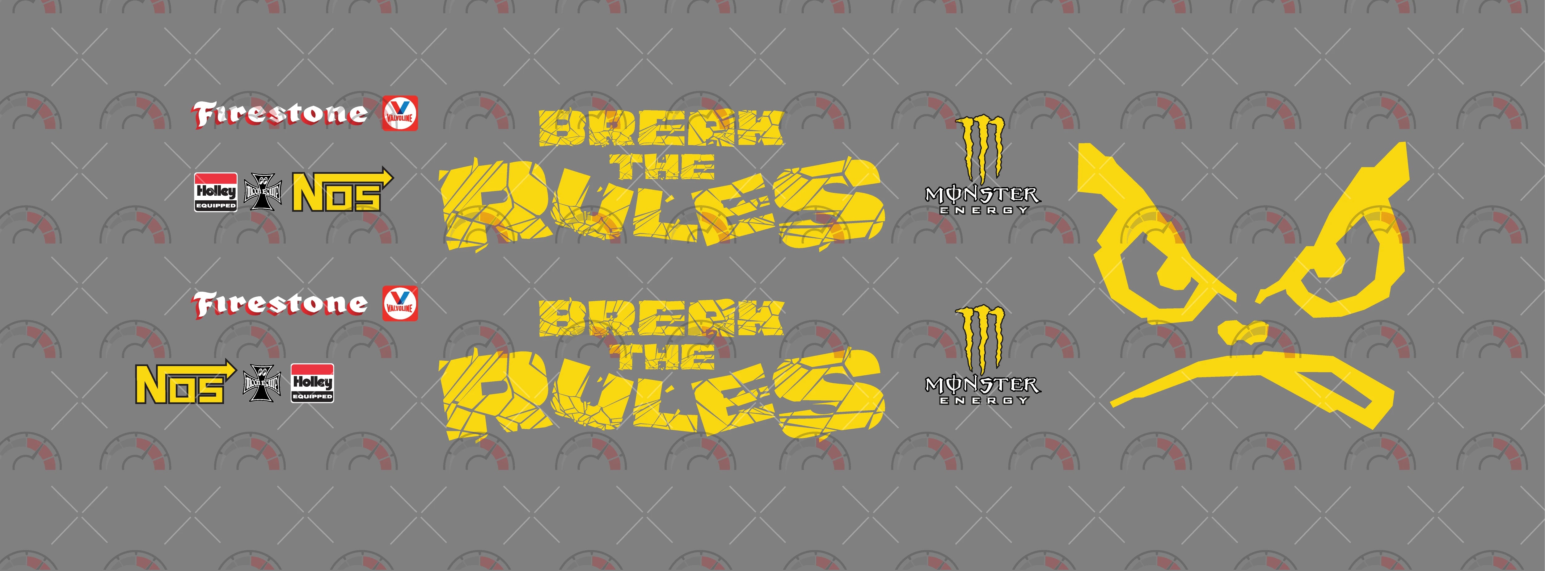 Break The Rules Custom Car Decals