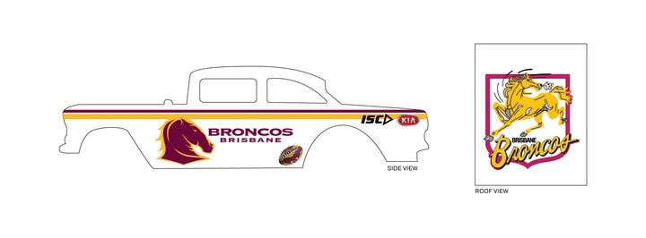 Broncos 2023 01 Design Toy Car Sticker