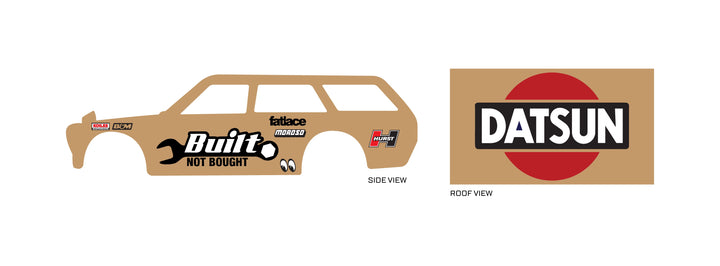 Built not Bought 02 Toy car Decals