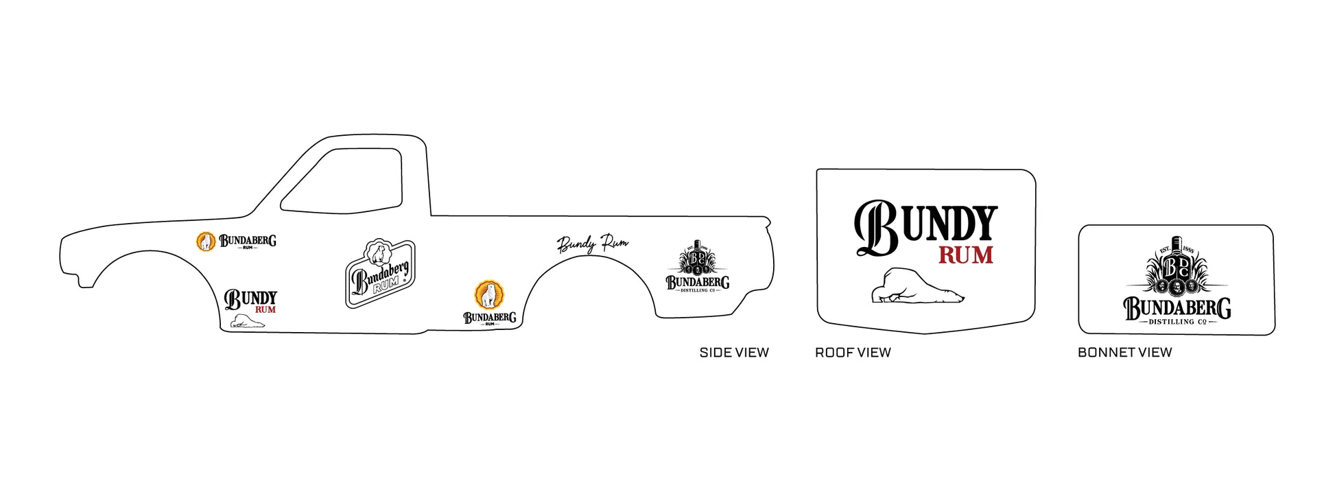 Bundaberg Rum B&W
