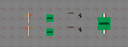 Ferrari Text Square (Green)