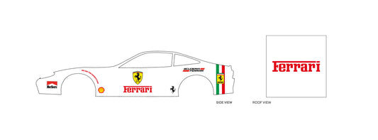 Ferrari Text (Red)