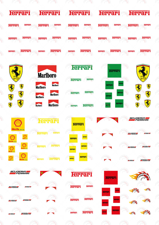 Ferrari Text (Red)
