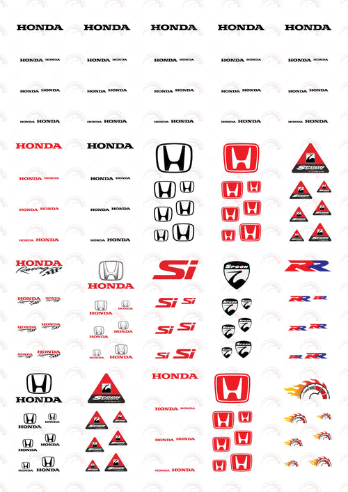 Honda Text Black