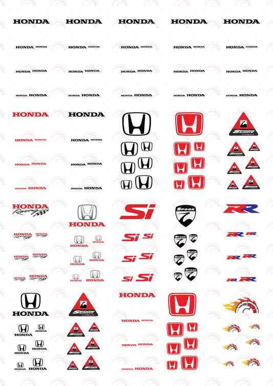 Honda Text Black