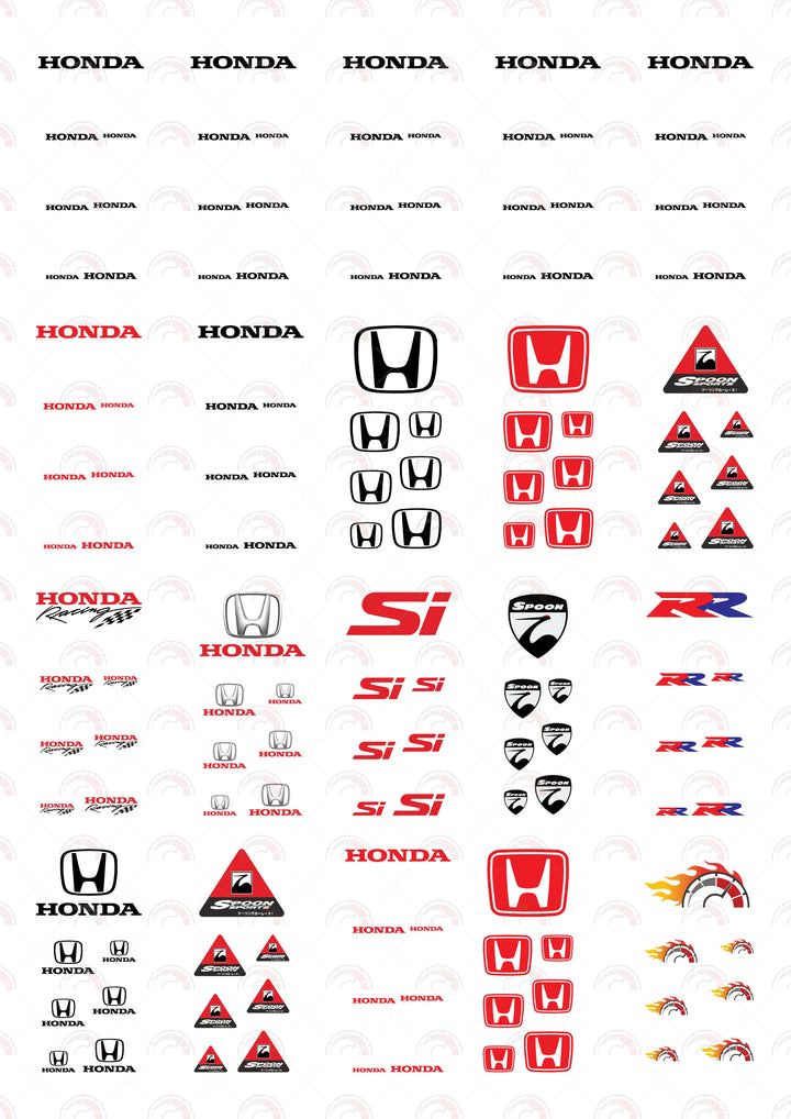 Honda Text Black