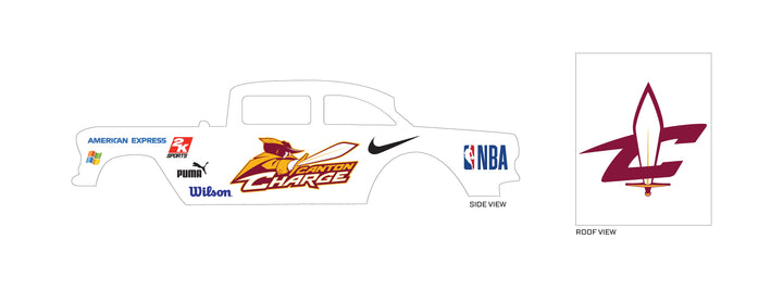 Canton Charge Toy Vehicle Decals