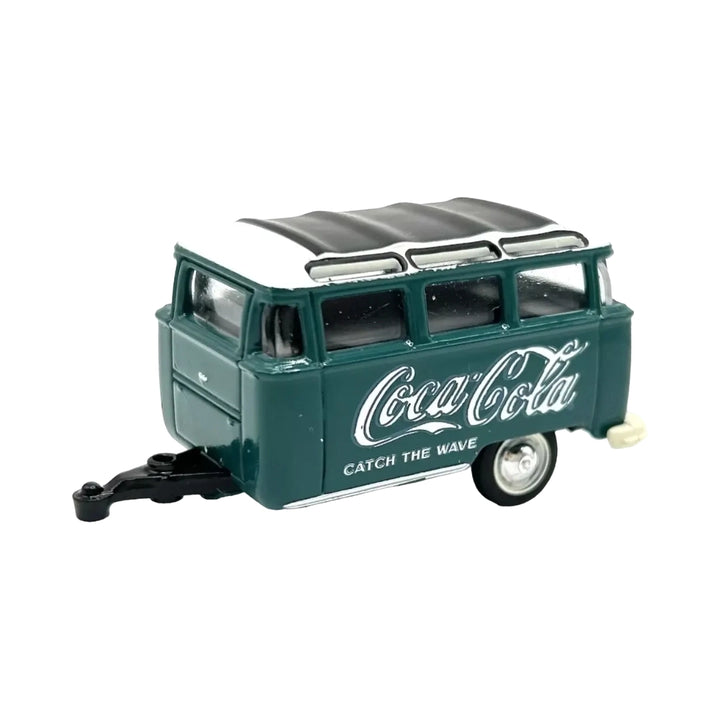 Caravan - Green Coca-Cola Livery, Silver Rims, Black Frame & Interior, Limited Edition Set Exclusive