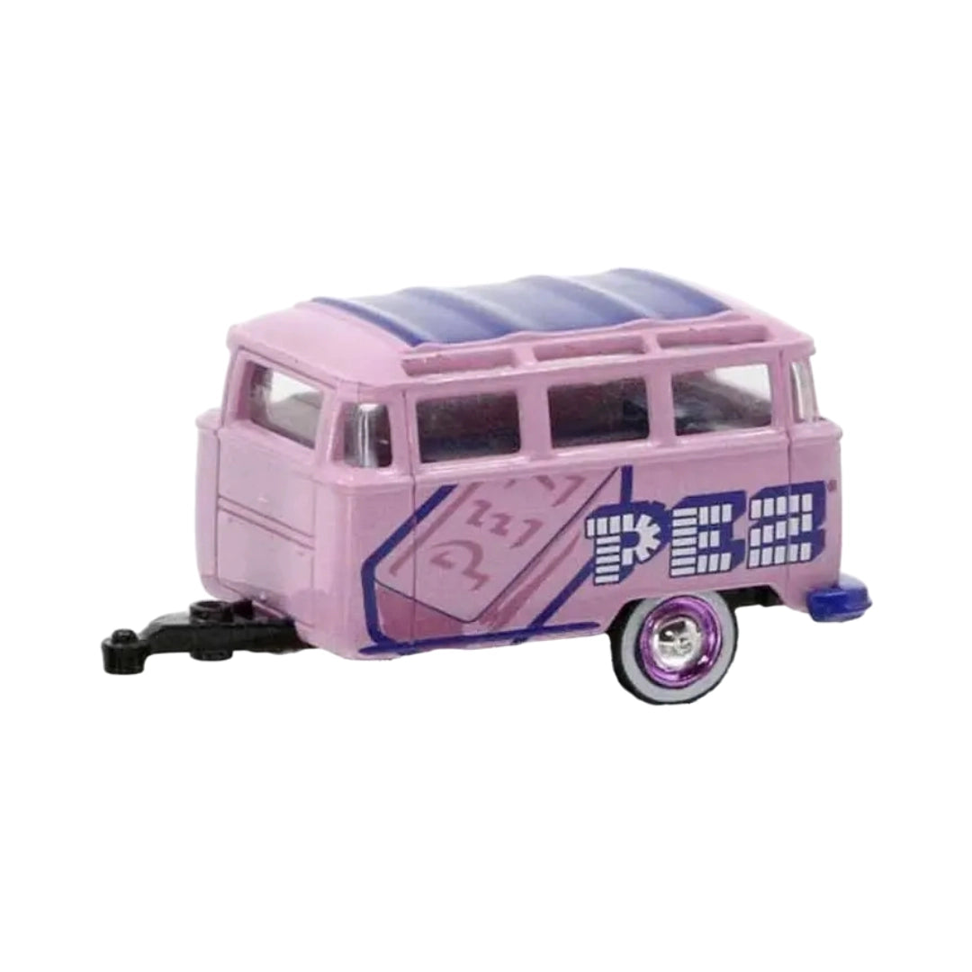 Caravan - Light Pink "P&G" Livery, Silver Rims, Black Frame & Interior, Limited Edition Set Exclusive