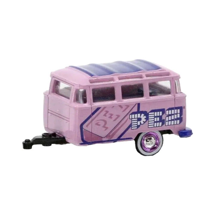 Caravan - Light Pink "P&G" Livery, Silver Rims, Black Frame & Interior, Limited Edition Set Exclusive