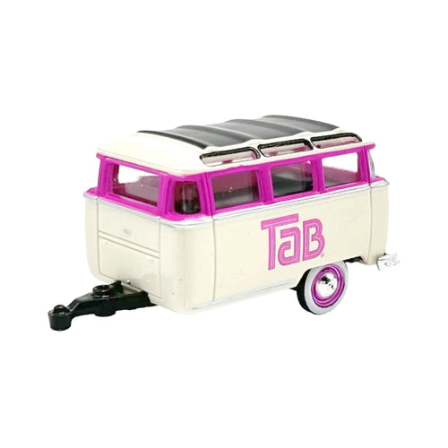 Caravan - White & Pink "TaB" Livery, White/Pink Rims, Release TW26, Limited Edition Set Exclusive