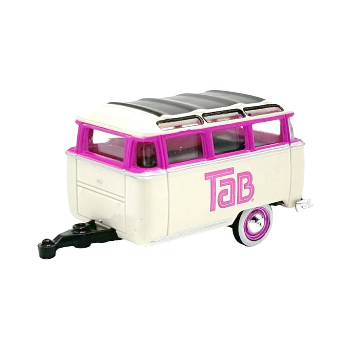 Caravan - White & Pink "TaB" Livery, White/Pink Rims, Release TW26, Limited Edition Set Exclusive