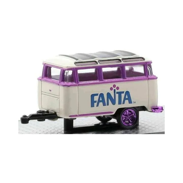 Caravan - White & Purple Fanta Livery, Purple Rims & Details, Chase Version, Limited Edition Set Exclusive
