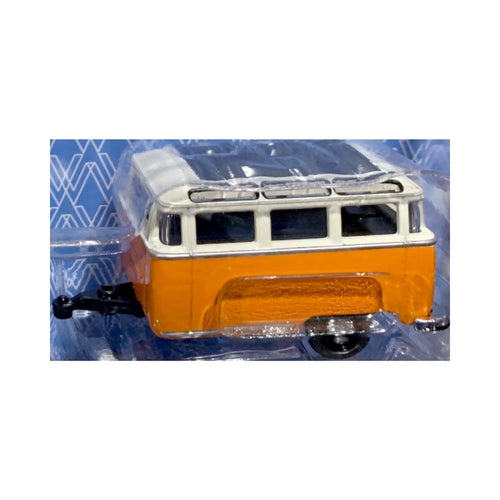 Caravan (Trailer) - Orange & White Two-Tone, Black Frame, Silver Chrome Details, Premium Range Set Exclusive