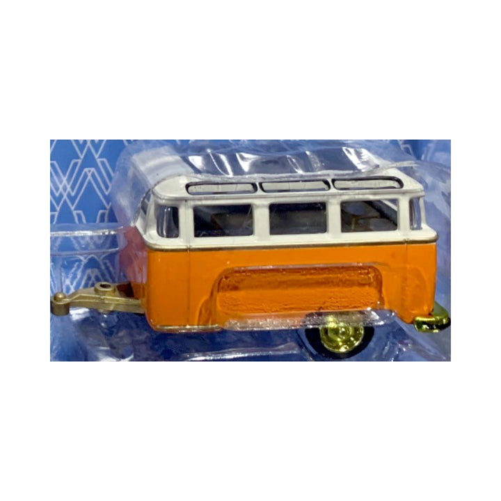Caravan (Trailer) - Orange & White Two-Tone, Brass Frame, Gold Chrome Details, Chase Version, Premium Range Set Exclusive