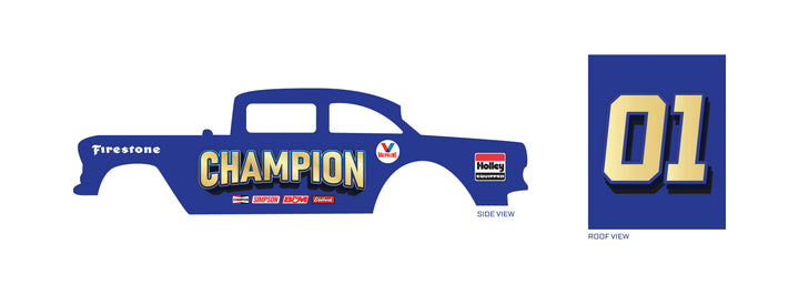 Champion model Car Decals