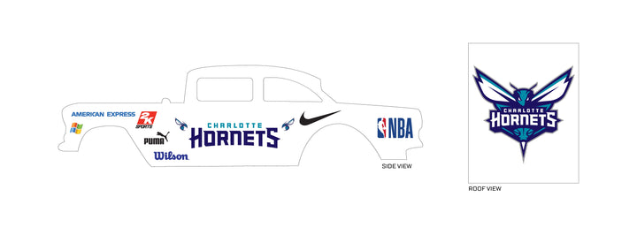 Charlotte Hornets Toy Vehicle Decals
