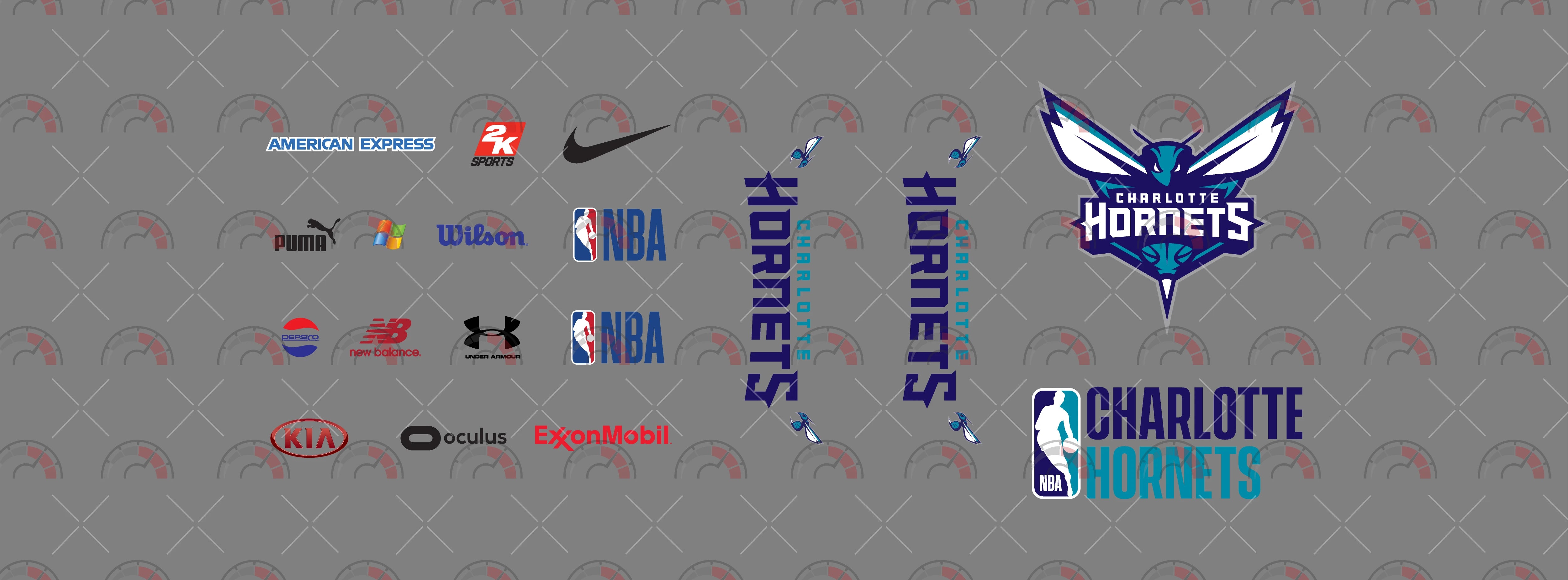 Charlotte Hornets Toy Vehicle Decals