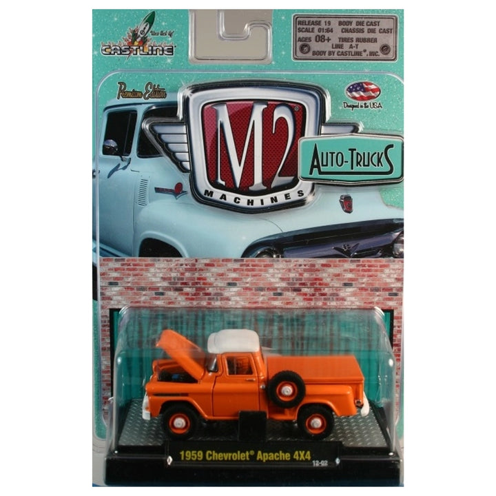 Chevrolet Apache 4x4 - Orange White Roof Clamshell Blister