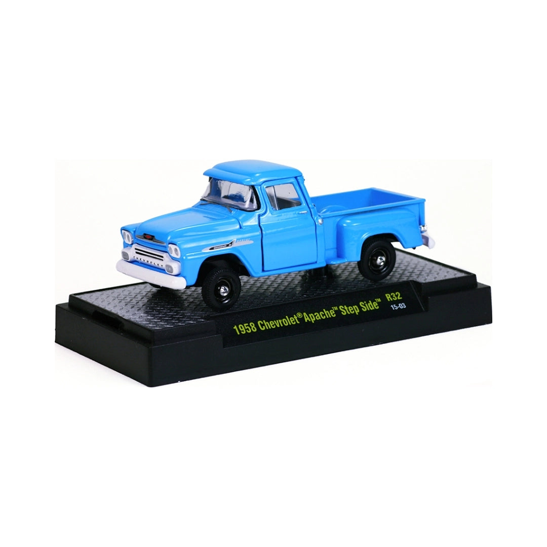 Chevrolet Apache Step Side - Blue Clamshell Blister