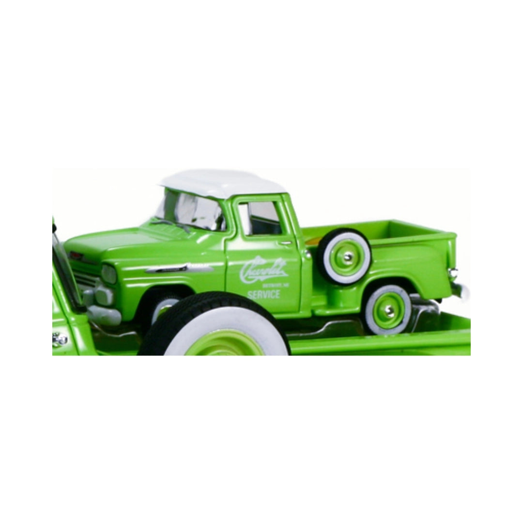 Chevrolet Apache Step Side - Green White Roof