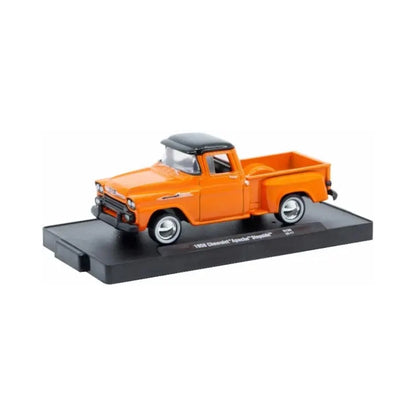 Chevrolet Apache Stepside - Orange Silver Chrome Rims Black Details