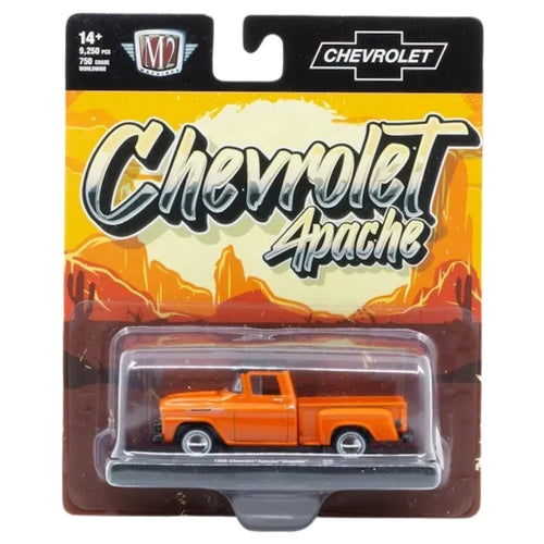 Chevrolet Apache Stepside - Orange Silver Chrome Rims Black Details