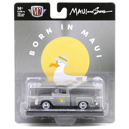 Chevrolet Apache Stepside - Silver Chrome Rims & Details Maroon Interior