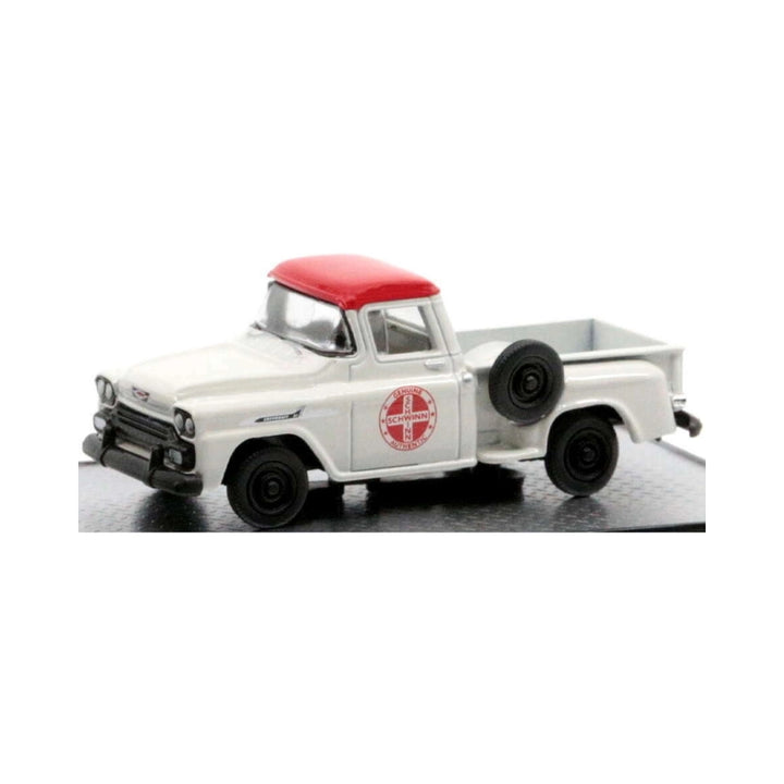 Chevrolet Apache Stepside - White Red Roof Schwinn Bicycle Co.