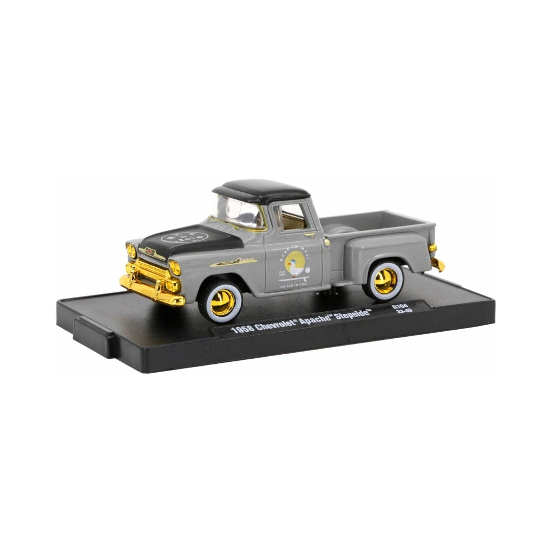Chevrolet Apache Stepside - Yellow Chrome Rims & Details Brass Interior Chase