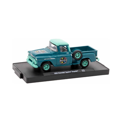 Chevrolet Apache Stepside - Cyan Details Gray Interior