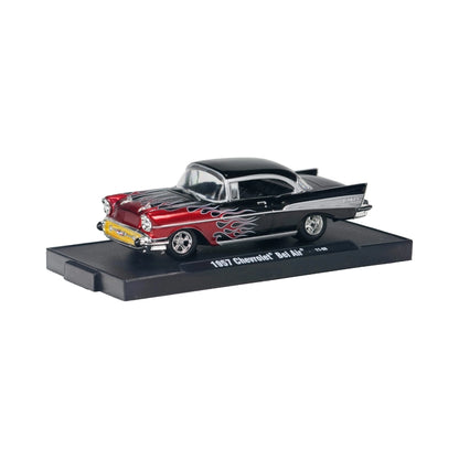 1957 Chevrolet Bel Air - Black/Red (Auto-Drivers Blister Card)