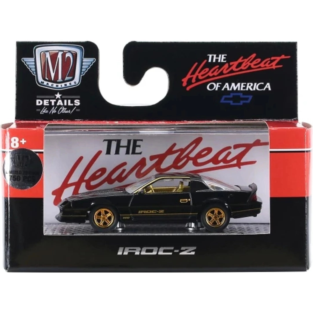 Chevrolet Camaro IROC-Z Black Gold Rims