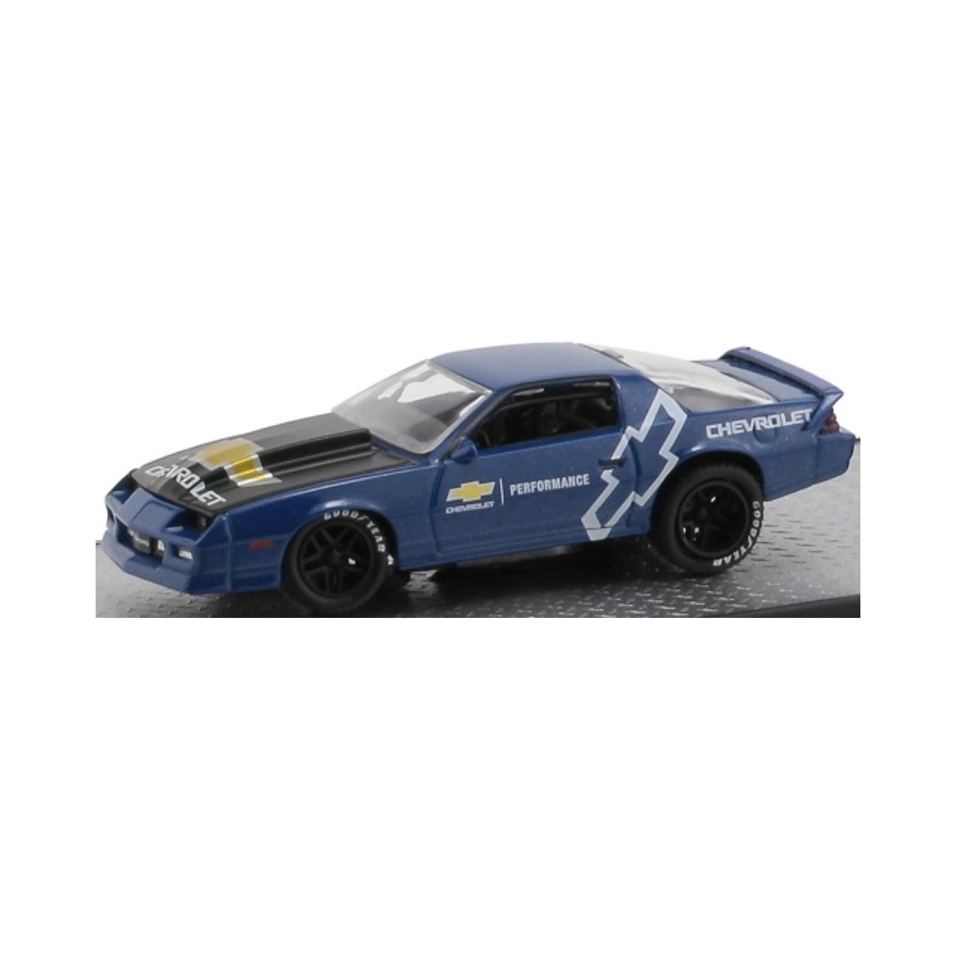 Chevrolet Camaro IROC-Z Blue Graphics Black Rims