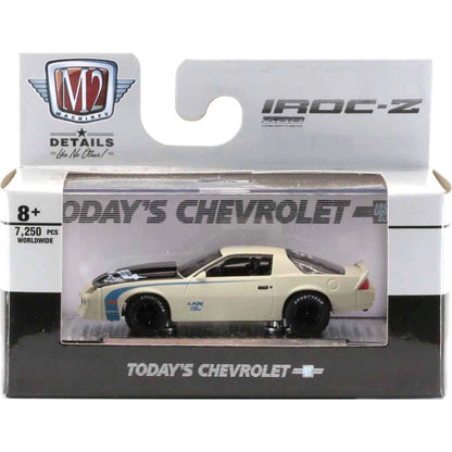 Chevrolet Camaro IROC-Z White Blue Stripe