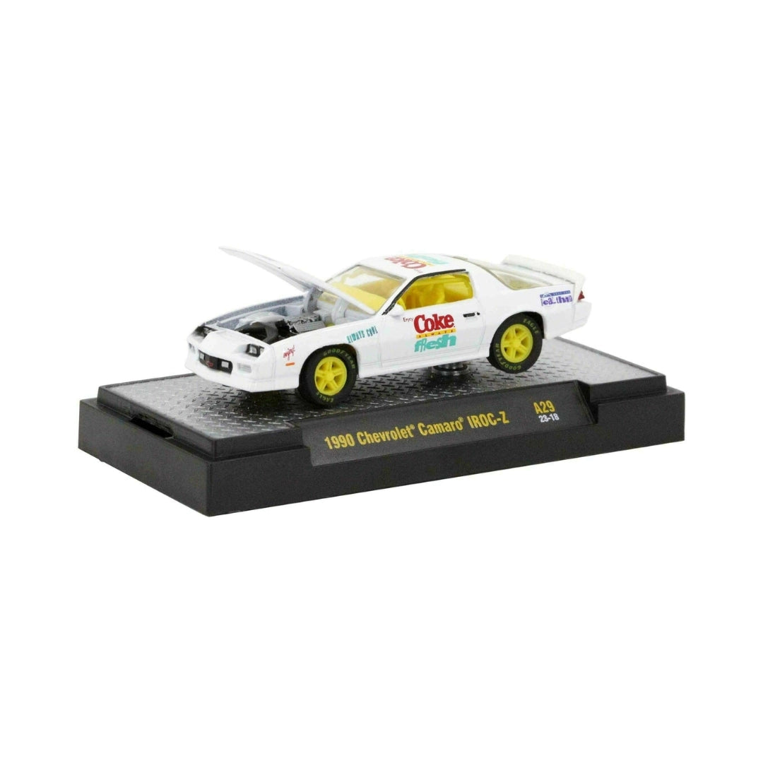 Chevrolet Camaro IROC-Z White Coca-Cola Yellow Rims