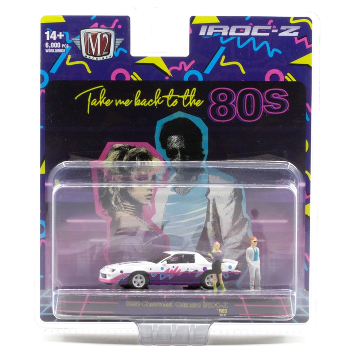 Camaro IROC-Z White Purple Graphics