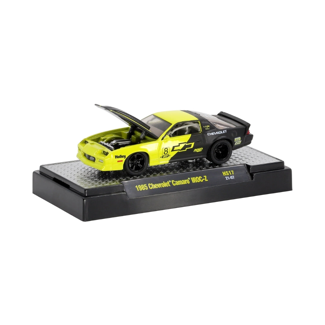 Chevrolet Camaro IROC-Z Yellow Black Hood