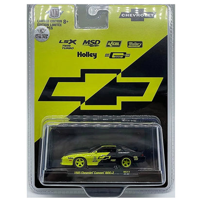 Chevrolet Camaro IROC-Z Yellow Black Hood Green Rims
