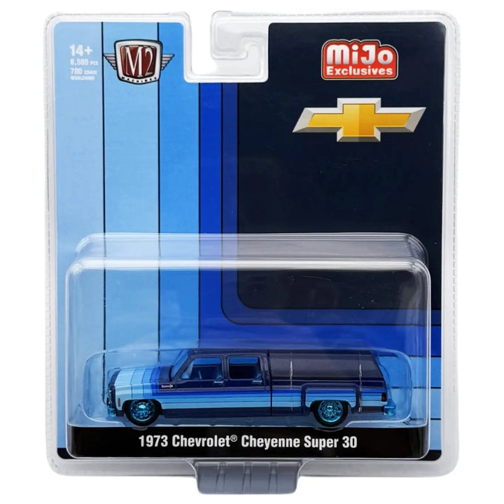 Chevrolet Cheyenne Super 30 - Blue Gradient (Aquamarine Chrome Rims, Aquamarine Details & Interior, Chase)
