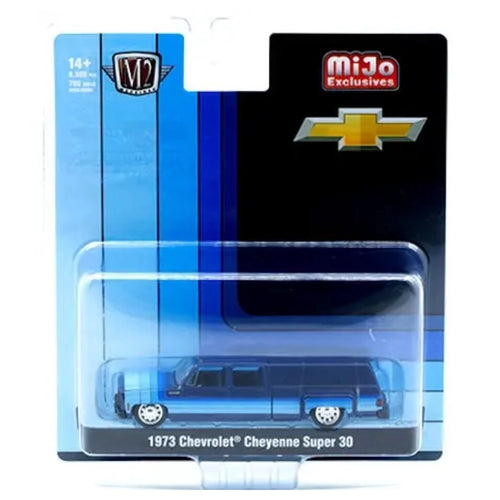 Chevrolet Cheyenne Super 30 - Blue Gradient (Silver Chrome Rims, Black Details & Interior)