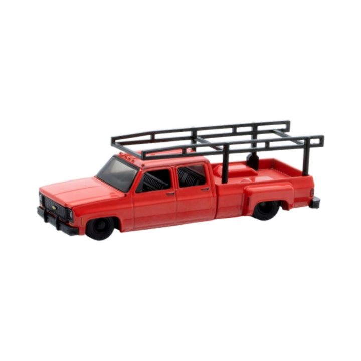 Chevrolet Cheyenne Super 30 - Red Utility Truck (Black Ladder Rack)