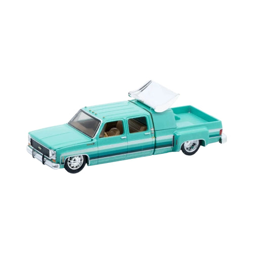 Chevrolet Cheyenne Super 30 - Turquoise (White Hood)