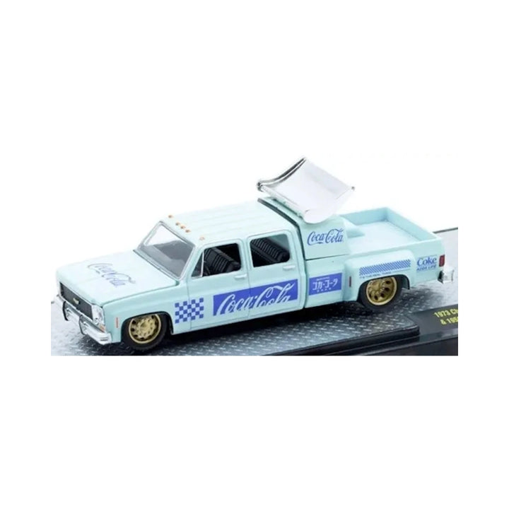 Chevrolet Cheyenne Super 30 - White Coca-Cola (Brass Rims, Silver Chrome Details, Black Interior, White Hood)